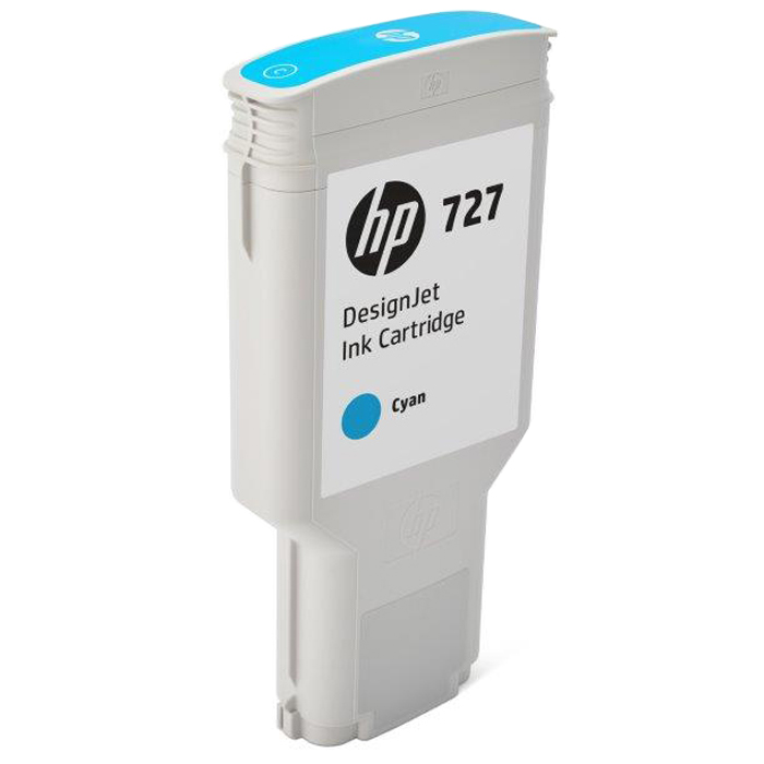 Картридж струйный HP 727 голубой для HP DJ T1500/T1530/T2500/T2530/T920/T930 (300мл) F9J76A F9J76A