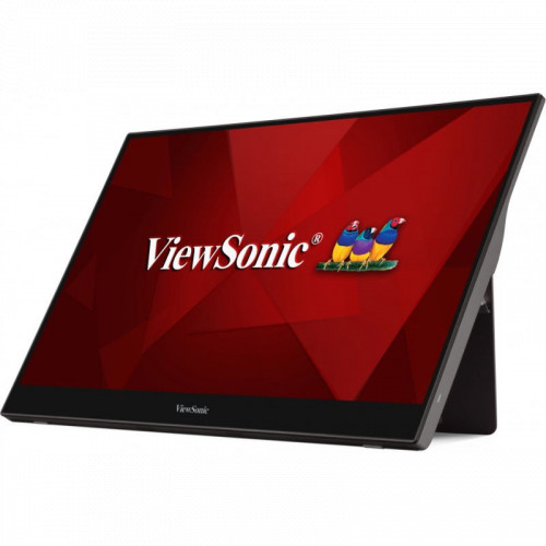 Монитор ViewSonic 15.6" Touch IPS USB-Portable Monitor, 1920x1080, 6ms, 250cd/m2, 800:1, 178°/178°, Mini-HDMI, 2*USB-C, 60Hz, колонки, Tilt, Touch-pen, Protect cover, Silver TD1655 TD1655