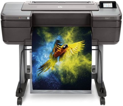 Плоттер HP DesignJet Z9+ PS Printer (44",9 colors, pigment ink, 2400x1200dpi,128 Gb(virtual),500 Gb HDD, GigEth/host USB type-A,stand,single sheet and roll feed,autocutter, PS, 1y warr) W3Z72A W3Z72A