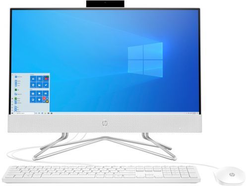 Моноблок HP 22-df1059ur AiO 21.5"(1920x1080)/Intel Core i3 1125G4(2Ghz)/8192Mb/512SSDGb/noDVD/Int:Intel Internal Graphics /Cam/WiFi/war 1y/Snow White/W10 + USB KBD, USB MOUSE 50A17EA 50A17EA