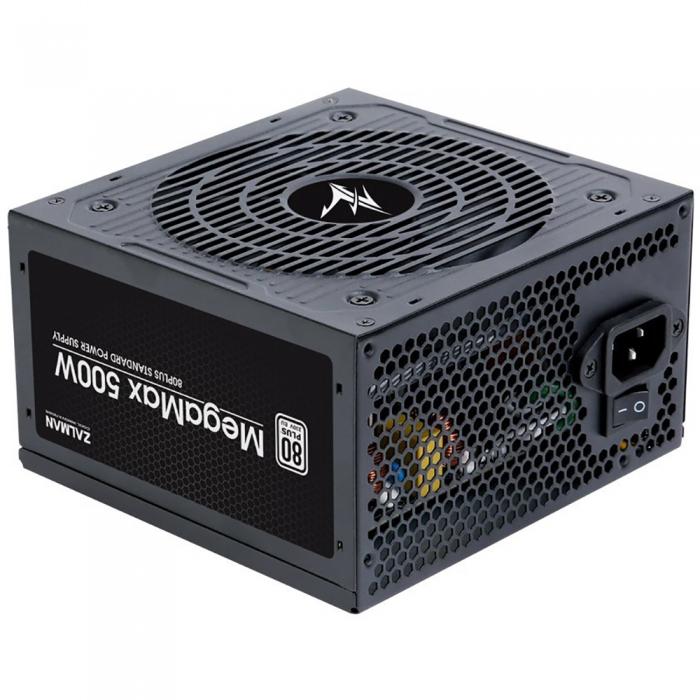 Блок питания ATX 500W, ATX12V v2.31, APFC, 12cm Fan, 80+ ZM500-TXII ZM500-TXII