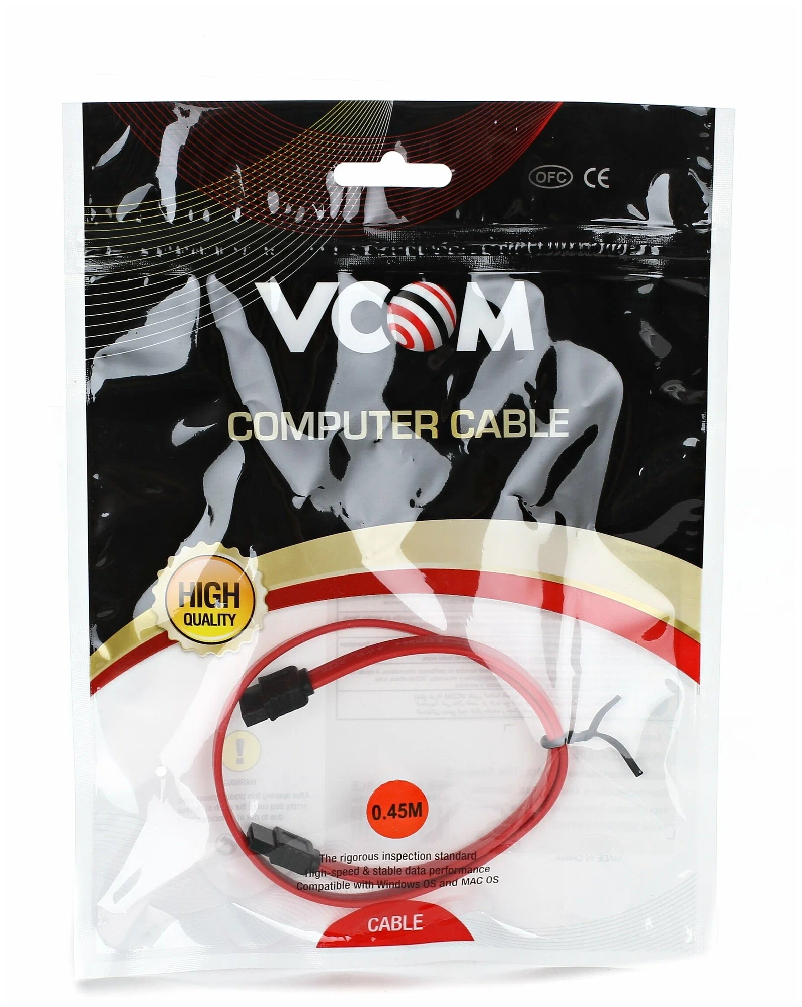 Кабель Telecom SATA интерфейсный 45см VHC7660-0.5M VHC7660-0.5M
