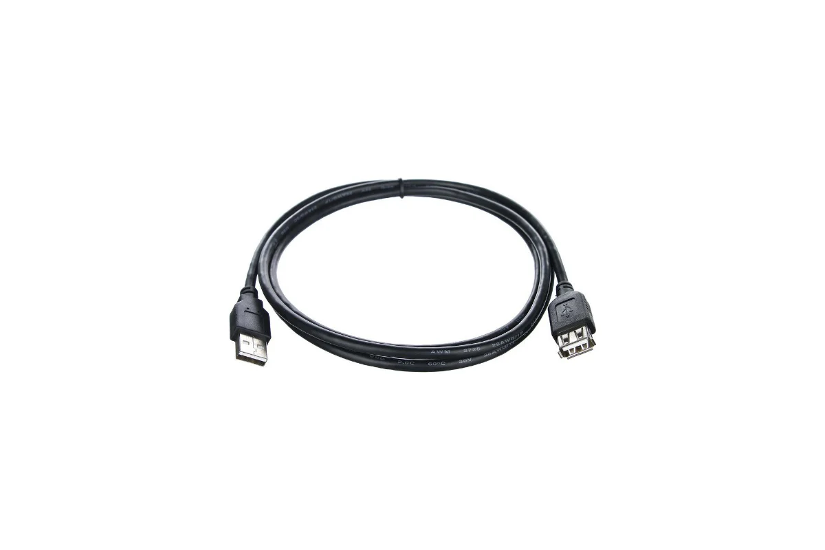 Кабель удлинительный Telecom USB2.0 <Am-->Af> 1,5 м черный  TUS6990-1.5M TUS6990-1.5M