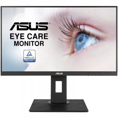 Монитор ASUS 23.8" IPS LED, 1920x1080, 5ms, 250 cd/m, 178°/178°, 100M:1, D-Sub, HDMI, DP, USB-hub, 75Hz, MM, FreeSync, GamePlus Tec., HAS, Swivel, Pivot, VESA, Black, 90LM054L-B01370 3 years VA24DQLB VA24DQLB
