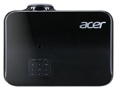 Проектор Acer P1386W DLP projector, 1280*800, DLP 3D, 20 000:1, 3400 ANSI Lumens, 2kg, HDMI MR.JMX11.001 MR.JMX11.001