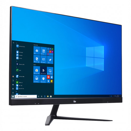 Моноблок iRU Office P2313 23.8" Full HD i3 10100 (3.6) 8Gb SSD240Gb UHDG 630 Windows 11 Professional 64 GbitEth WiFi BT 120W Cam черный 1920x1080 (RUS) 1742754 1742754