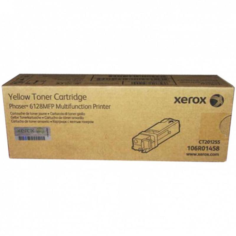 Картридж Xerox лазерный желтый (2500стр.) для Xerox Ph 6128 106R01458 106R01458 #2
