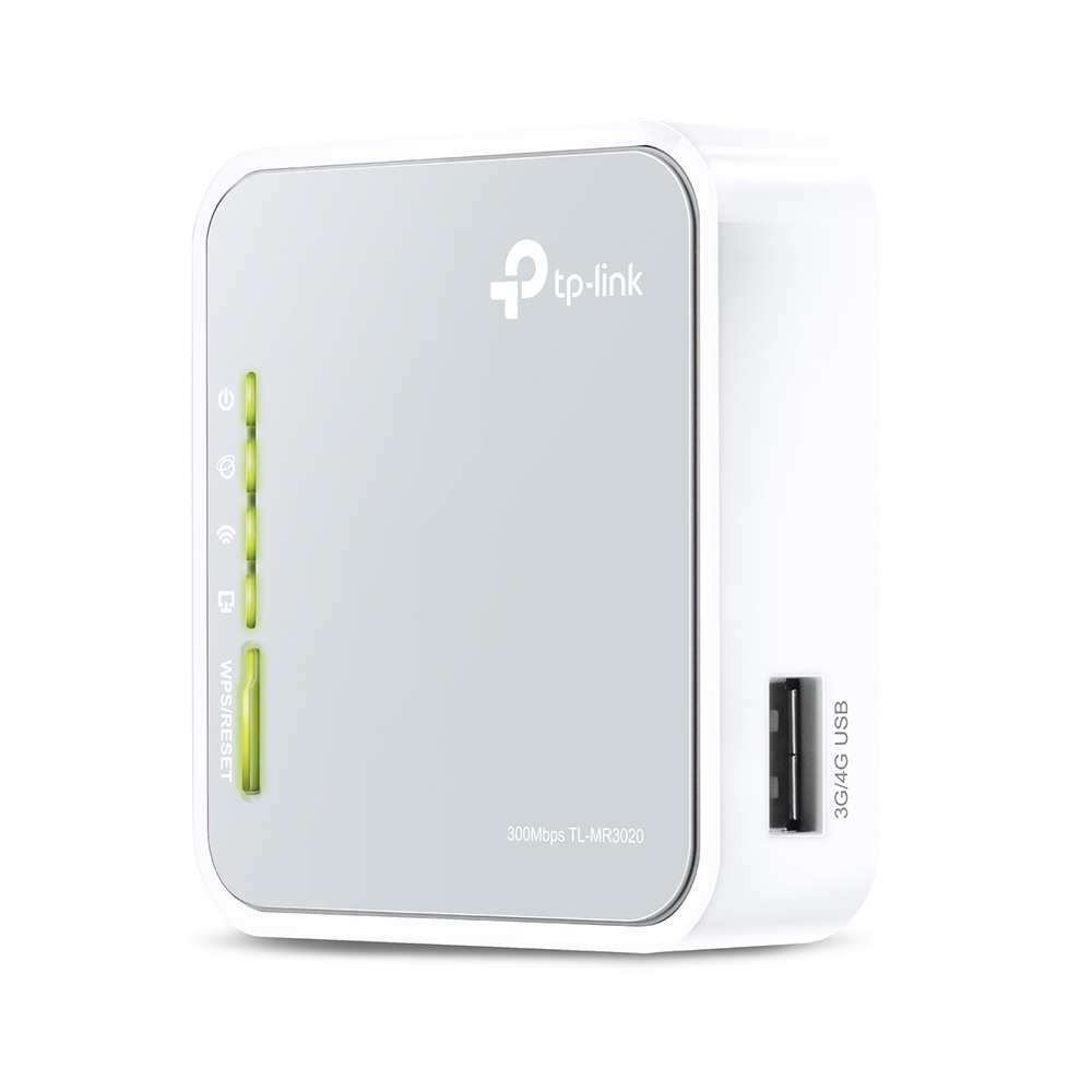 Маршрутизатор TP-Link 150n, 3G/4G, 802.11b/g/n, 1*WAN/LAN, 1*USB 2.0 TL-MR3020 TL-MR3020