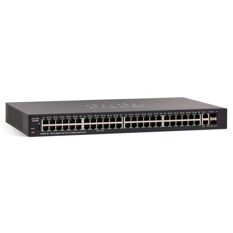 Коммутатор Cisco SG350X-48MP 48-port Gigabit POE Stackable Switch SG350X-48MP-K9-EU SG350X-48MP-K9-EU