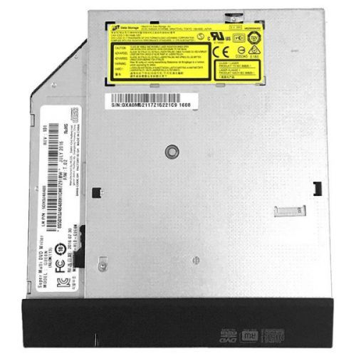 Привод DVD LG DVD±RW DL Internal Slim ODD SATA, M-DISC 4x, DVD±R 8x, DVD±RW 8/6x, DVD±R DL 6x, DVD-RAM 5x, CD-RW 16x, CD-R 24x, DVD-ROM 8x, CD 24x, 9.0mm, Black, Bulk GUE0N GUE0N