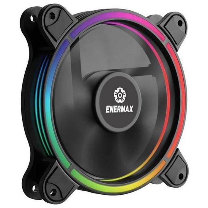 Вентилятор Enermax FAN 120mm, комплект из 6 шт, RGB, 500-1500rpm, 13.71-47,53CFM, 14-22dBA, RTL UCTBRGB12-BP6 UCTBRGB12-BP6