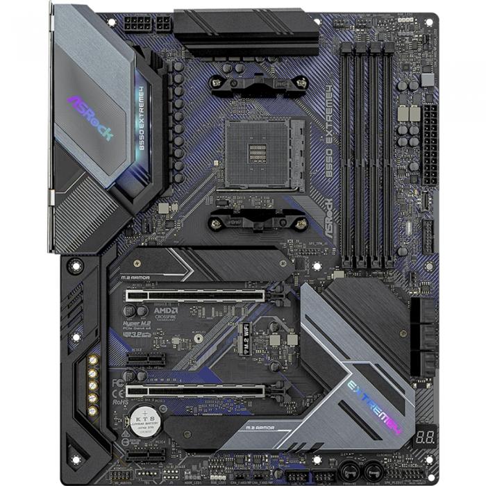 Материнская плата ASRock B550 EXTREME4, Socket AM4, AMD B550, 4xDDR4-3200, HDMI, 2xPCI-Ex16, 2xPCI-Ex1, 6xSATA3(RAID 0/1/10), 2xM.2, 8 Ch Audio, 1x2,5GLan, (4+4)xUSB2.0, (3+2)xUSB3.2, (1+1)xUSB3.2 Type-C™, 1xPS/2, ATX, OEM, B550 EXTREME4 OEM B550 EXTREME4 OEM