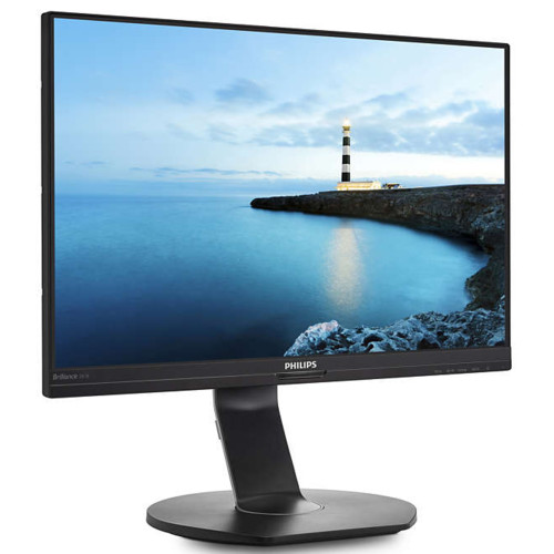 Монитор Philips 23,8" Black (IPS, 1920x1080, D-sub+HDMI+DP+USB, 5 ms, 178°/178°, 250 cd/m, 20M:1, MM, Pivot) 241B7QUPBEB (00/01) 241B7QUPBEB (00/01)