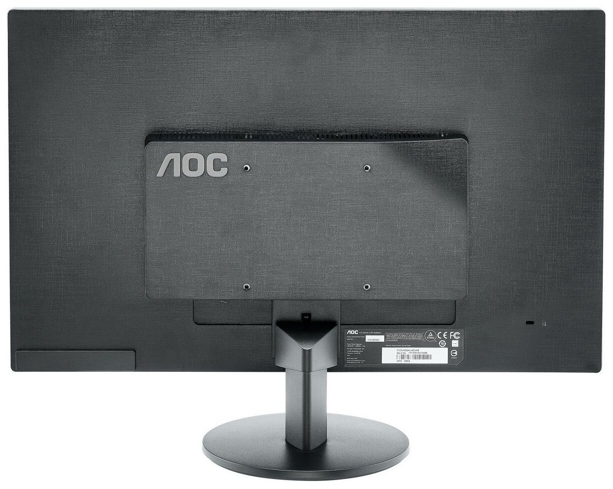 Монитор AOC 19.5" LCD Black TN LED, LCD, Wide, 1600x900, 5 ms, 90°/60°, 200 cd/m, 20M:1 E2070SWN E2070SWN