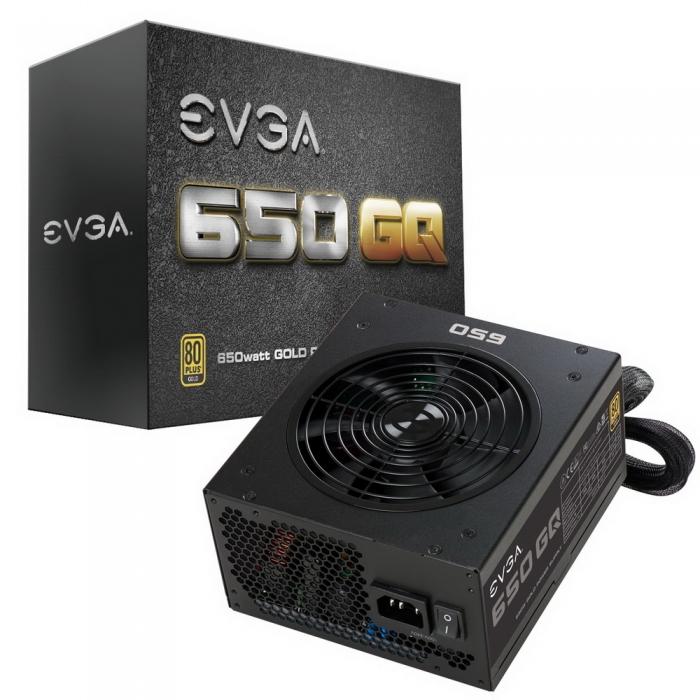 Блок питания EVGA GQ 650W 80Plus Gold Semi modular RTL 210-GQ-0650-V2 210-GQ-0650-V2