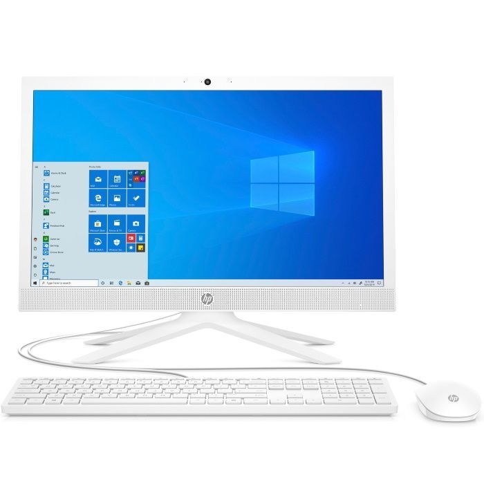 Моноблок HP 21-b0036ur AiO 20.7"(1920x1080)/Intel Core i5 1035G1(1.1Ghz)/4096Mb/256SSDGb/noDVD/Int:Intel UHD Graphics/Cam/WiFi/war 1y/Snow White/W10 + USB KBD, USB MOUSE 497B2EA 497B2EA
