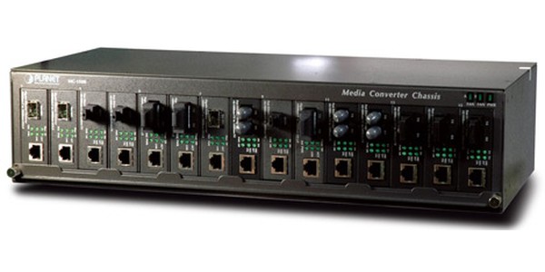 Шасси Planet 19-inch Media Converter Chassis with 15 Slots MC-1500 MC-1500