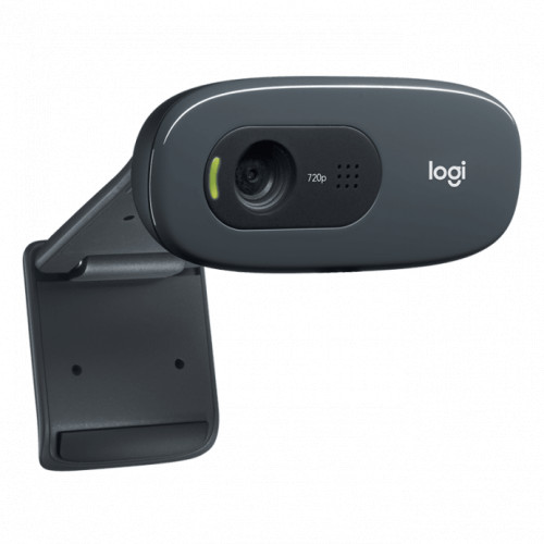 Камера Logitech  Web HD Webcam C270 черный 0.9Mpix (1280x720) USB2.0 с микрофоном 960-001063/960-000584/960-000999 960-001063/960-000584