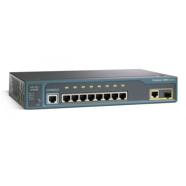 Комммутатор Cisco 8 10/100 FastEthernet, 1 T/SFP WS-C2960-8TC-S WS-C2960-8TC-S