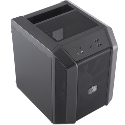 Корпус Cooler Master MasterCase H100 Iron Grey ARGB Iron Grey, Mesh frontpanel, mITX, Front : 1x 200mm ARGB fan, USB3.0 x2 (Type A) (095270) MCM-H100-KANN-S01 MCM-H100-KANN-S01