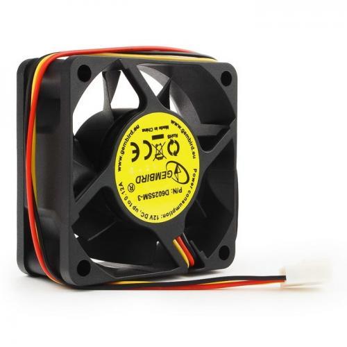Вентилятор Gembird 60x60x25, втулка, 3 pin, провод 25 см , OEM D6025SM-3 D6025SM-3