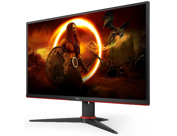 Монитор AOC 27'' 16:9 2560х1440(WQHD) VA, nonGLARE, 75 Гц, 250cd/m2, H178°/V178°, 3000:1, 80M:1, 16,7 миллионов цветов, 4ms, 2xHDMI, DP, Height adj, Pivot, Tilt, Swivel, Audio out, 3Y, Black-Red Q27G2E Q27G2E #3