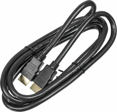 Кабель Buro аудио-видео HDMI (m)/HDMI (m) 1.8м. Позолоченные контакты черный BHP RET HDMI18-2 BHP RET HDMI18-2