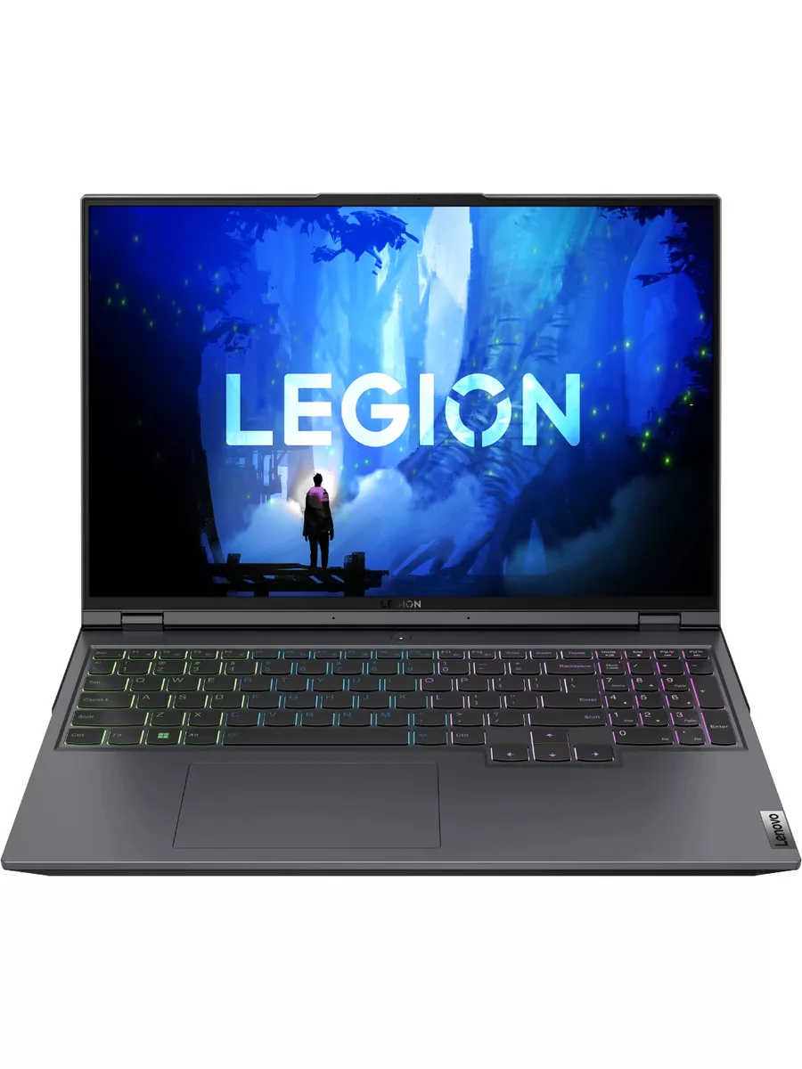 Ноутбук Lenovo Legion 5 Pro 16IAH7H 16"(2560x1600 IPS)/Intel Core i5 12500H(2.5Ghz)/16384Mb/1024SSDGb/noDVD/Ext:nVidia GeForce RTX3060(6144Mb)/Cam/BT/WiFi/80WHr/war 1y/2.49kg/storm grey/noOS + 300W, RU kbd 82RF0031RK 82RF0031RK #1