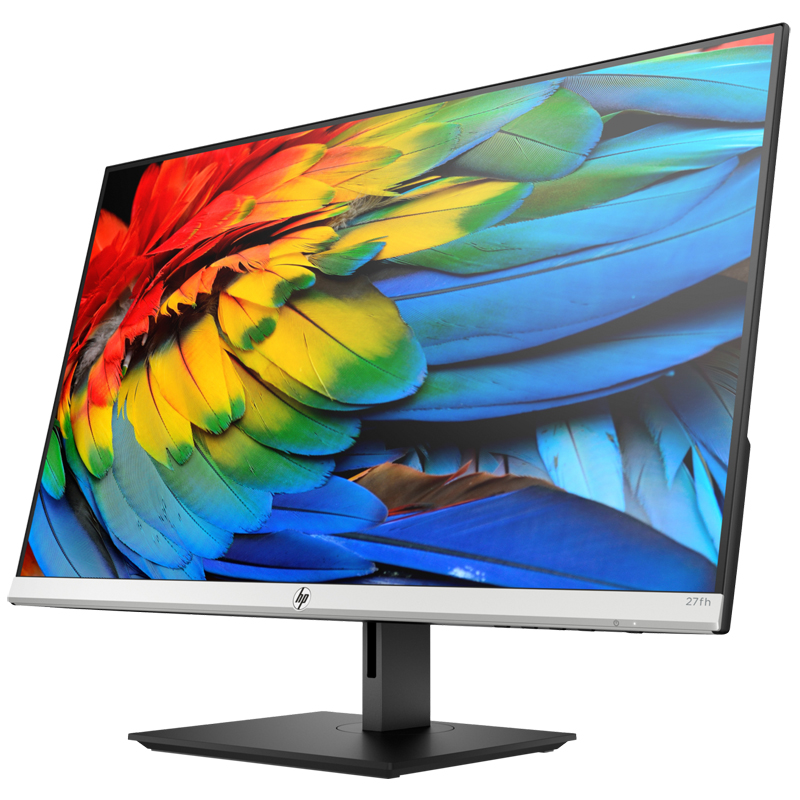 Монитор HP 27" 27fh серебристый/черный IPS LED 16:9 HDMI матовая Pivot 1000:1 300cd 178гр/178гр 1920x1080 D-Sub 4.86кг 4HZ38AA 4HZ38AA