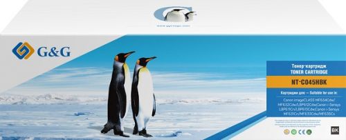 Тонер-картридж G&G черный для Canon i-SENSYS LBP611/613/631/633 (2800 стр) NT-C045HBK NT-C045HBK