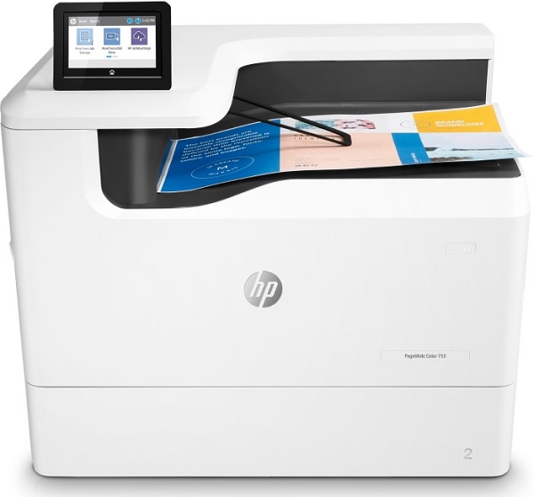 Принтер HPE PageWide Color 755dn (A3, 600dpi, 35(up to 55)ppm, Duplex, 1,5 Gb,2trays 100+550, USB/GigEth/WiFi, 1y war, pigment ink, replace Y3Z46B) 4PZ47A 4PZ47A