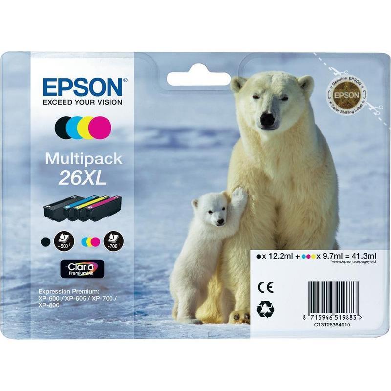 Набор картриджей Epson  (XP600/605/700/710/800/820)  C13T26364010 C13T26364010