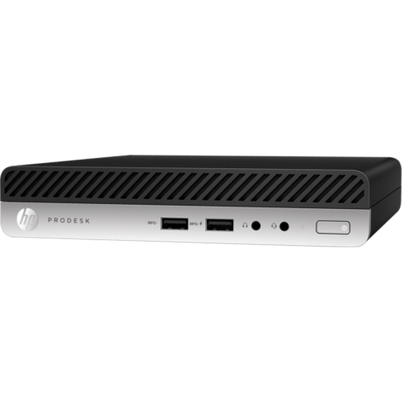 Компьютер HP Bundles 400 DM G5 DM Intel Core i3 9100T(3.1Ghz)/8192Mb/256SSDGb/BT/WiFi/war 1y/W10Pro + HDMI Port+Monitor N246v 23.8in +Quick Release 261X2ES 261X2ES