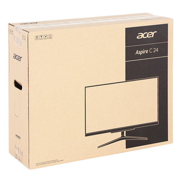 Моноблок Acer Aspire C24-320 A9-9425 Частота процессора 3100 МГц/23.8" 1920x1080/4Гб/1Тб/AMD Radeon R5 встроенная/нет DVD/Windows 10 Home DQ.BBKER.001 DQ.BBKER.001 DQ.BBKER.001