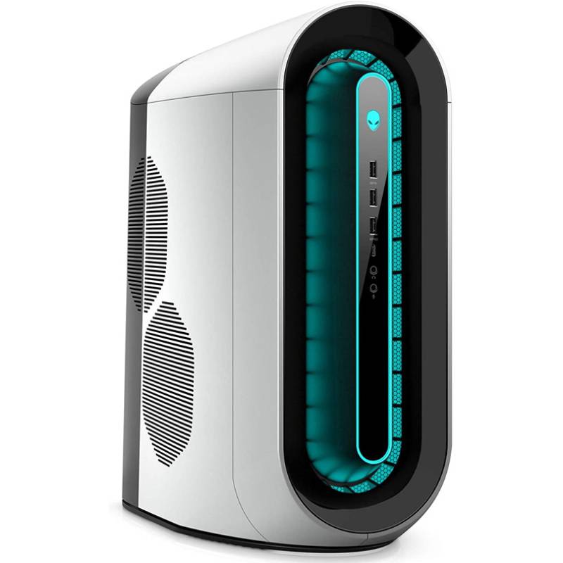Персональный компьютер Dell Alienware Aurora R12 Intel Core i9 11900F(2.5Ghz)/32768Mb/2TbPCISSDGb/noDVD/Ext:nVidia GeForce RTX3090(24576Mb)/war 2y/Lunar Light/Win 10 R12-4885 R12-4885