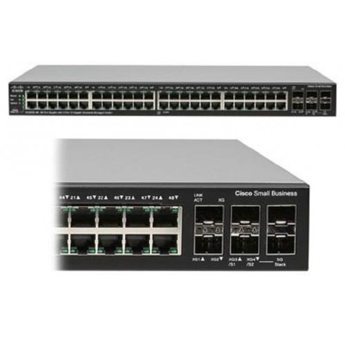 Комммутатор Cisco 52-port Gigabit Stackable Managed Switch (Promo) SG500-52-K9-G5 SG500-52-K9-G5