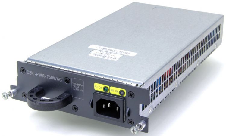 Блок питания Catalyst 3750-E/3560-E/RPS 2300 750WAC power supply spare C3K-PWR-750WAC