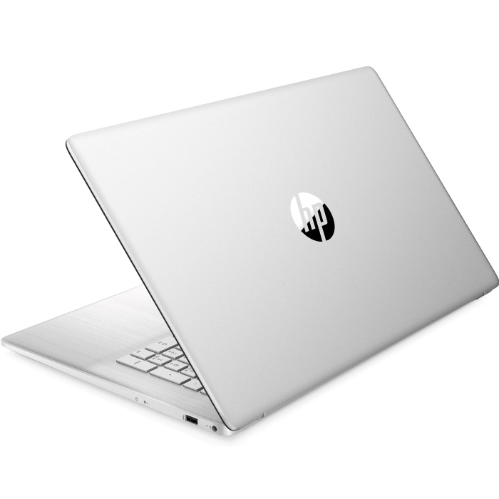 Ноутбук HP 17-cn0098ur 17.3"(1920x1080 IPS)/Intel Core i7 1165G7(2.8Ghz)/16384Mb/1000+256PCISSDGb/noDVD/Ext:GeForce MX450(2048Mb)/Cam/WiFi/45WHr/war 1y/Natural silver/W10 4E1V3EA 4E1V3EA