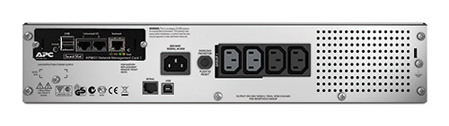 Источник бесперебойного питания APC Smart-UPS SMT, Line-Interactive, 750VA / 500W, Rack, IEC, LCD, Serial+USB, SmartSlot, with NetCard SMT750RMI2UNC SMT750RMI2UNC