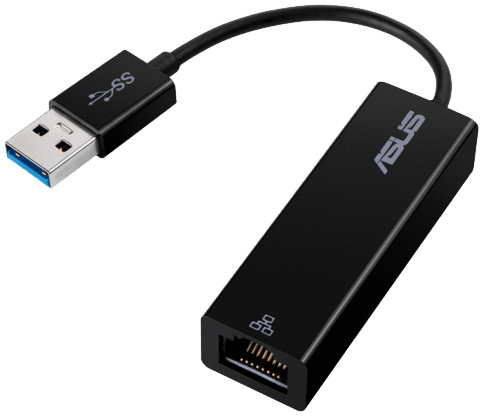 Переходник ASUS OH102 USB to RJ-45, 1000 Мбит/с, Черный 90XB05WN-MCA010 90XB05WN-MCA010