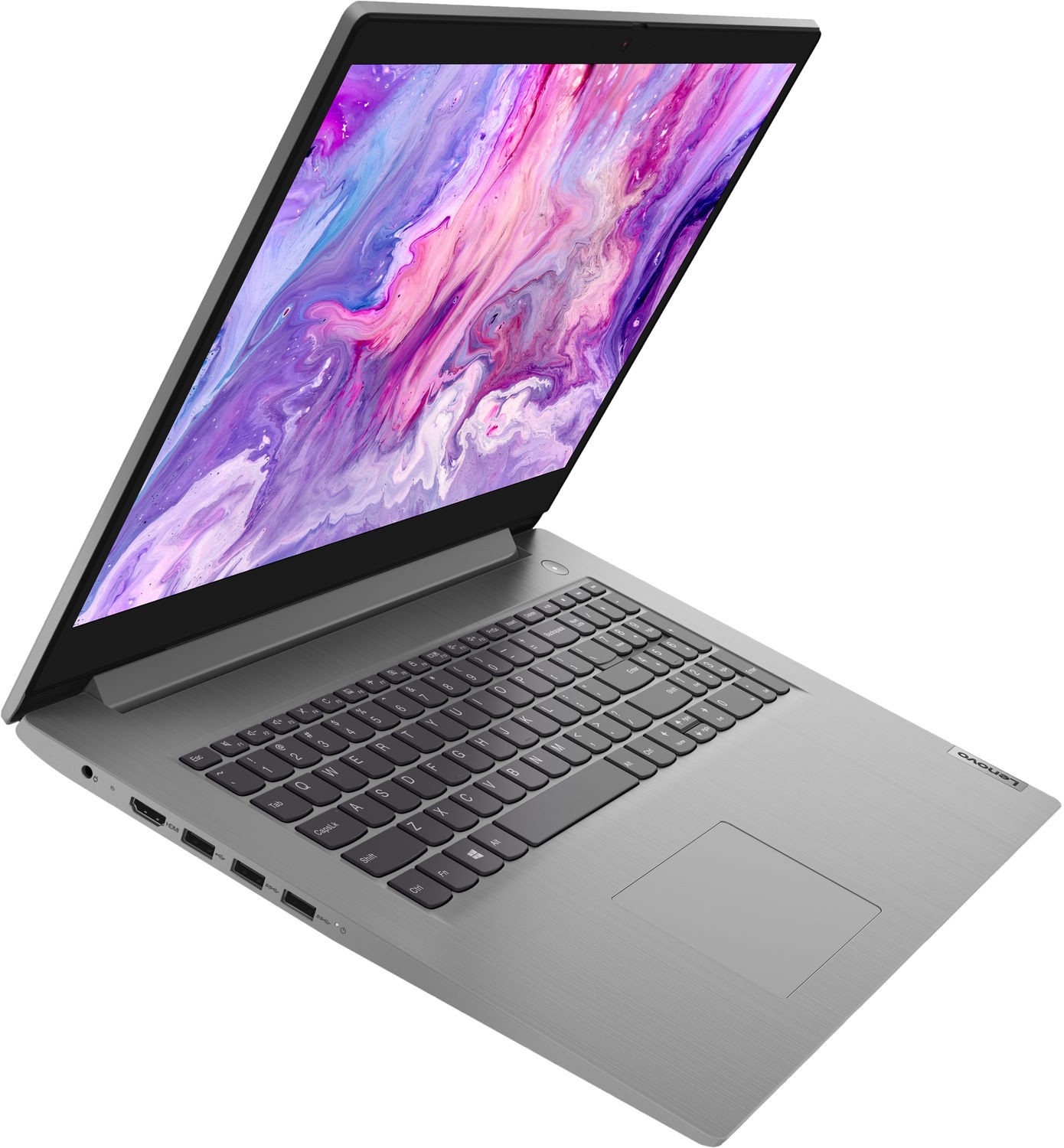 Ноутбук Lenovo IP 3 17ADA0517.3HD+_TN_AG_250N_NATHLON_3150U_2.4G_2C_MB4G soldered256 (M)NONEWLAN_2X2AC+BT0.3M_CAMERA_W/ARRAY_MIC3CELL_42WH_INTERNALNO_FINGERPRINT_READERPLATINUM_GREY +PC_ABS 81W2008XRK 81W2008XRK