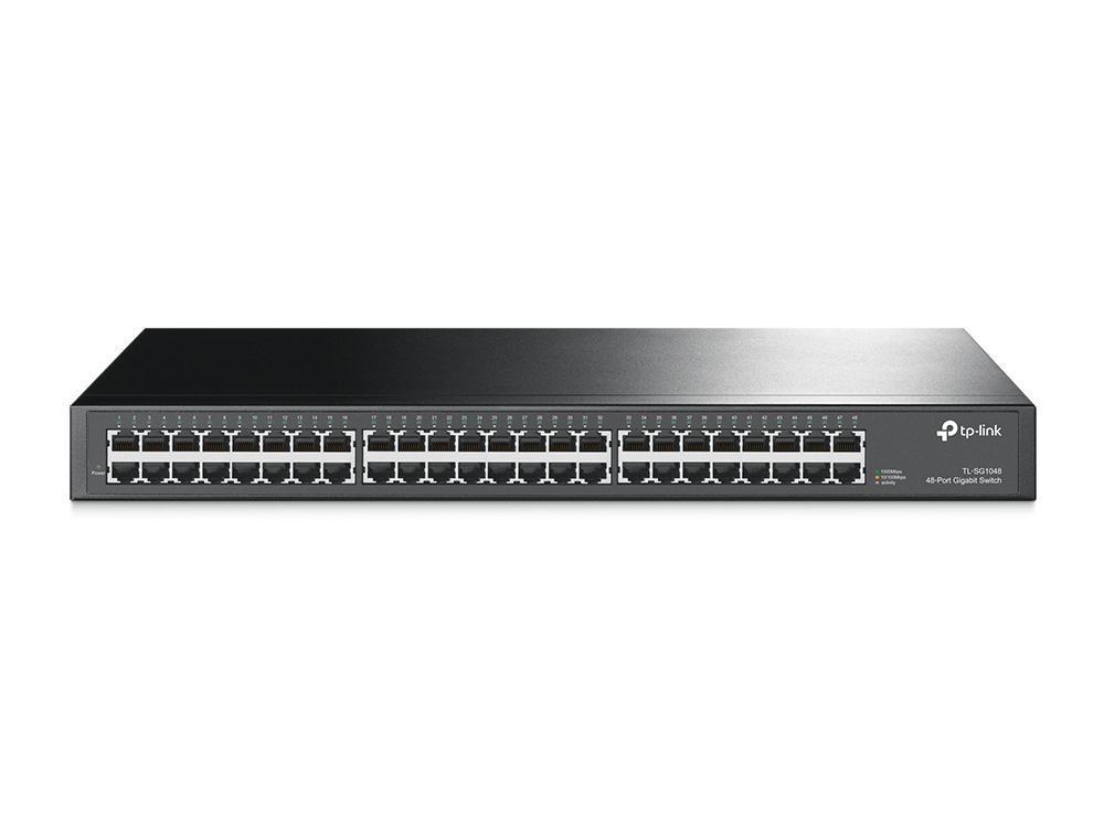 Коммутатор TP-Link 48*10/100/1000*, 1U 19", стальной корпус TL-SG1048 TL-SG1048