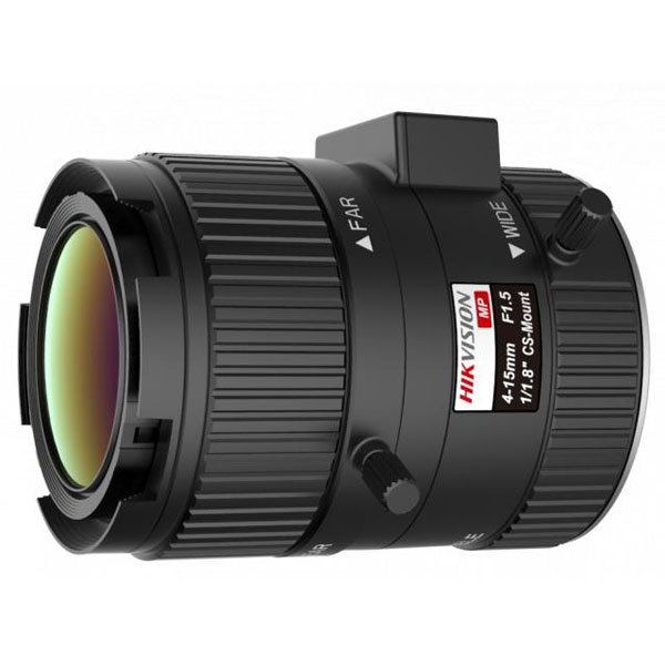 Объектив Hikvision HV0415D-MP вариофокальный 3Мп 1/1.8"; 4-15мм F1.5-С; CS HV0415D-MP HV0415D-MP
