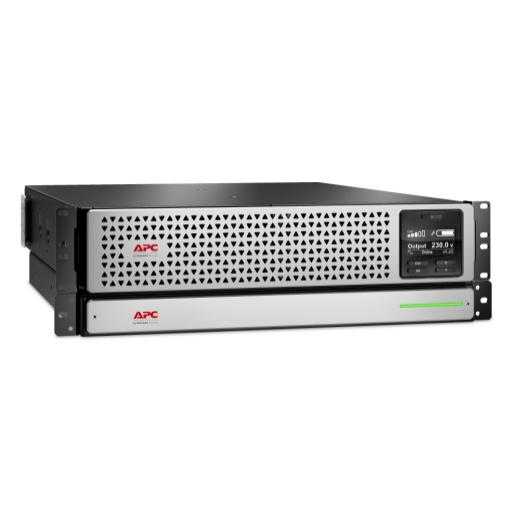 Источник бесперебойного питания APC Smart-UPS SRT Li-Ion RM, 2200VA/1980W, On-line,  Extended-run, Rack 3U, LCD, USB, SmartSlot, 5 year warranty, Pre-Inst. Web/SNMP SRTL2200RMXLI-NC SRTL2200RMXLI-NC