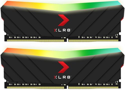 Модуль памяти PNY 16GB DDR4 3200 DIMM XLR8 EPIC-X RGB Gaming Memory MD16GK2D4320016XRGB MD16GK2D4320016XRGB