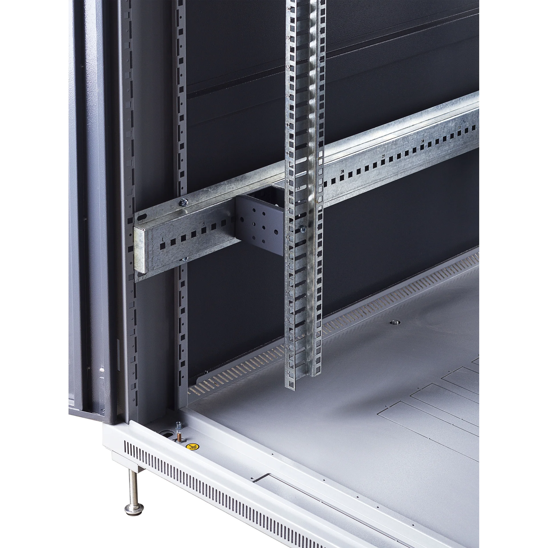 Шкаф C3 Solutions  телекоммуникационный 42U 800*1200, черный, дверь перф. C3.RF4209 C3.RF4209 #3