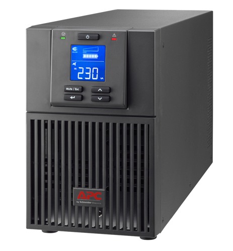 Источник бесперебойного питания APC Smart-UPS 2000VA/1600W, On-Line, Tower, LCD, USB, SmartSlot, PowerChute, Black SRC2KI SRC2KI