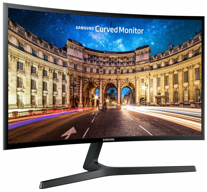 Монитор Samsung 27" C27F396FHI (390FHIX) gl.Black VA, CURVED, 1920x1080, 4ms, 250 cd/m2, 3000:1 (Mega DCR), D-Sub LC27F396FHIXCI LC27F396FHIXCI