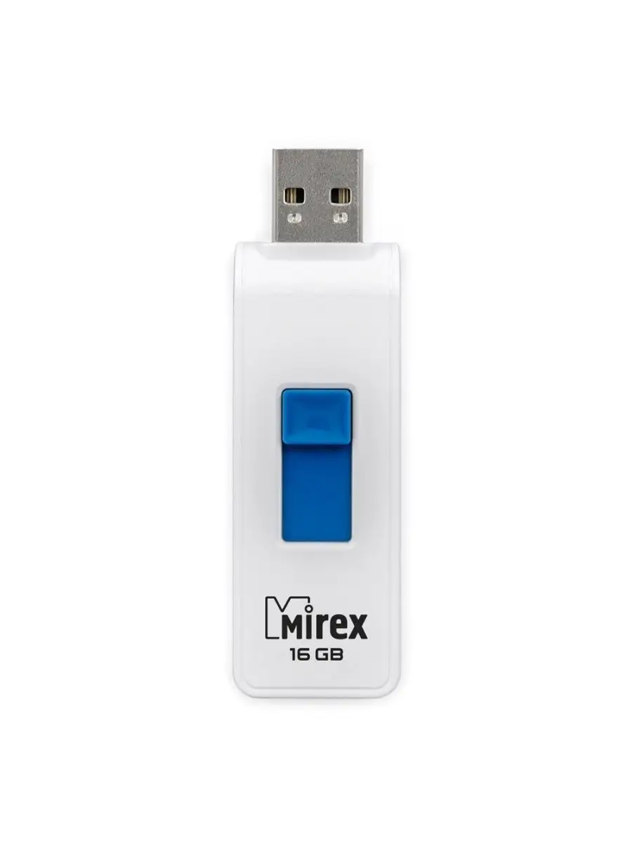 Флеш накопитель Mirex 13600-FMUWST16 16GB,Shot,USB 2.0,белый 13600-FMUWST16 13600-FMUWST16