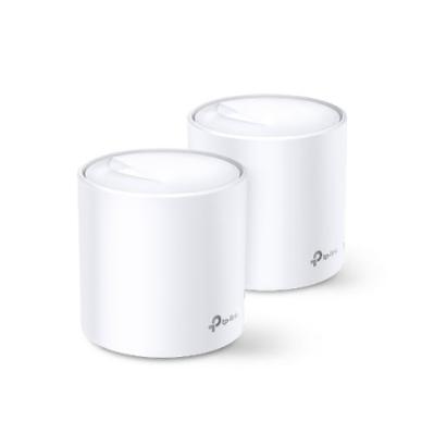 Маршрутизатор TP-Link Deco X20(2-pack) AX1800 Whole Home Mesh Wi-Fi System, Wi-Fi 6, 1201Mbps(2 streams) at 5GHz and 574Mbps (2 streams) at 2.4GHz, 2 Giga RJ-45 ports of each unit Deco X20(2-pack) Deco X20(2-pack)
